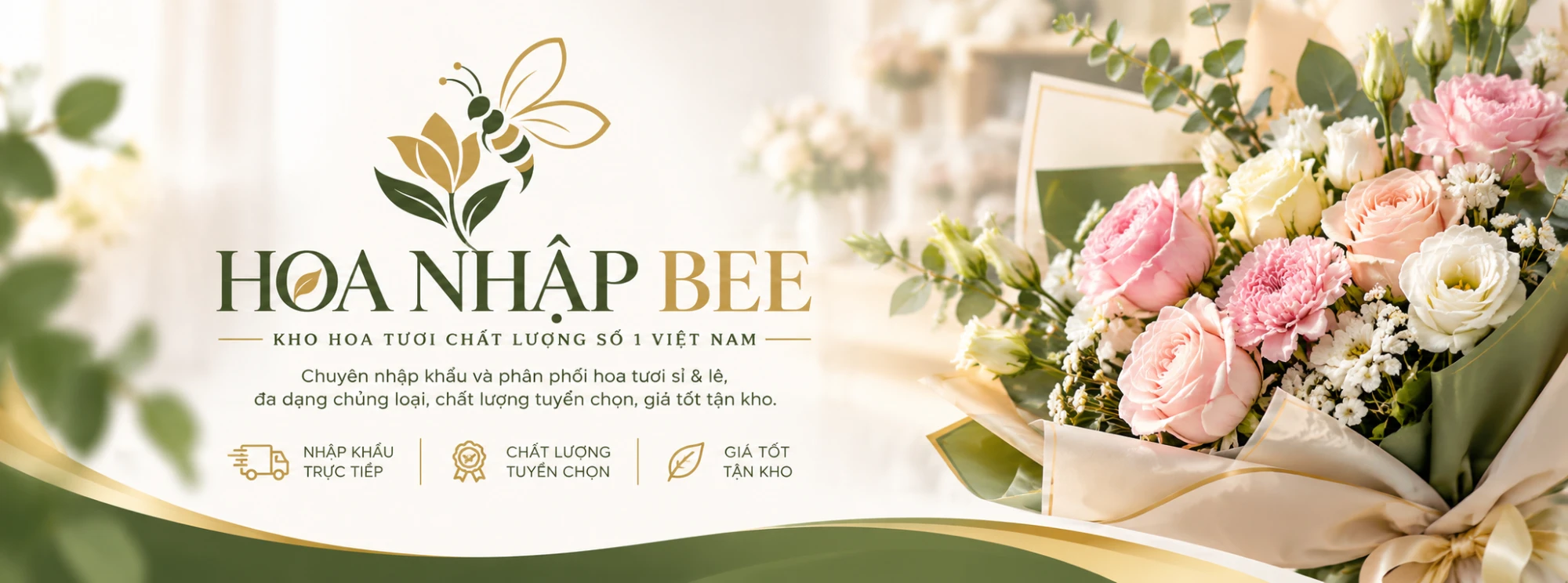 HOA NHẬP BEE – Kho hoa tươi nhập khẩu